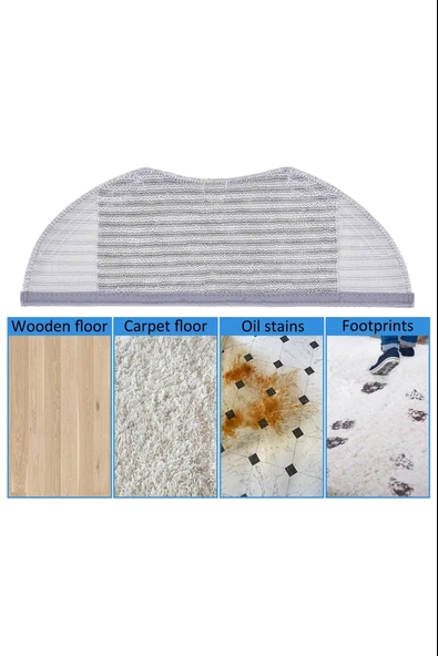 Anker L70 Akıllı Robot Süpürge Uyumlu Robot Süpürge Mop Bezi 1 Adet - Resim 3