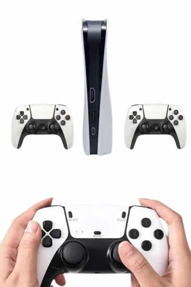 4K HD Klasik Retro Game Box 3000 Oyunlu Çift Kollu Çift Kişilik Oyun Konsolu - Resim 3