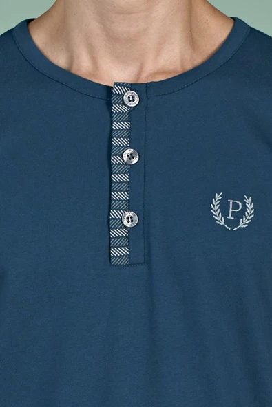 Gd Goldoremi 1934 Erkek Uzun Kollu Çizgili Pijama Takım - Resim 3