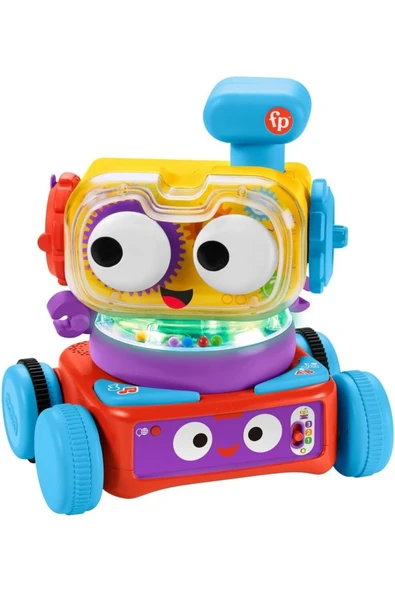 FISHER PRICE 4'ü 1 Arada Eğlenceli Robot (türkçe-ingilizce) ürün görseli 1