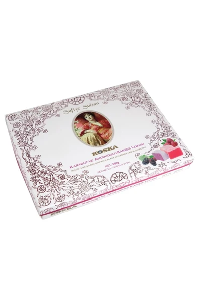 Koska Karadut ve Ahududulu Karışık Lokum 550 gr ürün görseli 1