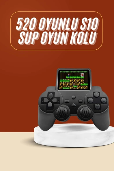 Yeni Nesil Mini Atari 520 Retro Oyunlu S10 El Atarisi Video Oyun Konsolu ürün görseli 1