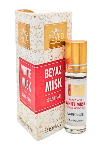 Beyaz Misk Kokusu 6 Ml Alkolsüz Parfüm Hediyelik Kutuda ürün görseli 1