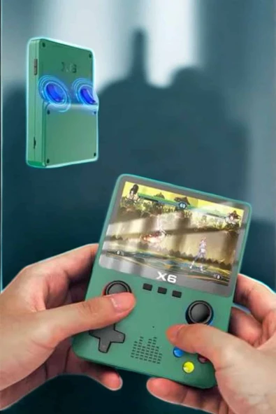 Çocuklara Özel 666 Oyunlu X6 Atari Video İzleme ve Müzik Dinleme - Resim 4