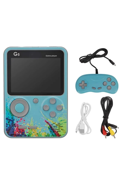 3 İnç Ekran 500 Oyunlu Game Box Mini Taşınabilir Oyun Konsolu - Resim 2