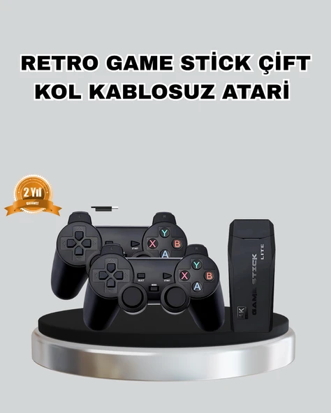 2.4G Kablosuz Mini Oyun Konsolu Taşınabilir ve Şık Tasarım ürün görseli 1