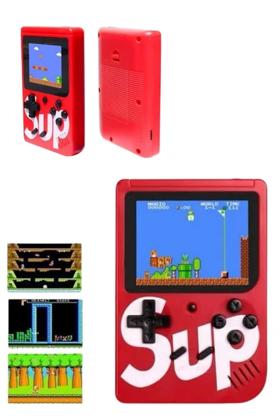 Çocuklara Özel Taşınabilir Sup El Atarisi 400 Oyunlu Nostaljik Oyun Konsolu - Resim 4