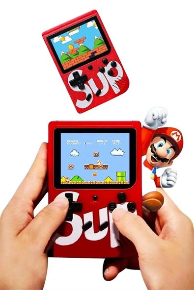 Sup Atari Retro 400 Nostalji Oyunlu Mini Atari Taşınabilir Oyun Konsolu - Resim 4