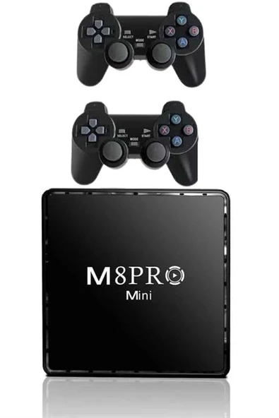 Android Tv Box 2.4g 10k Ultra Hd 2gb Ram 64gb Hafıza 10000 Retro Oyunlu Konsol Game Stick M8 Pro - Resim 5