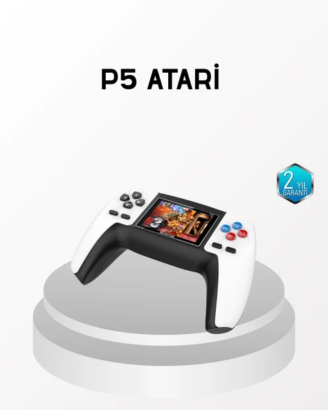 520 Klasik Oyunlu P5 ControllerView Retro Konsol – Şarjlı AV Giriş Destekli Ergonomik Tasarım ürün görseli 1