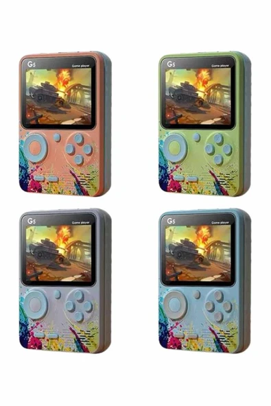 Game Box Mini 500 Adet Retro Oyun Taşınabilir Oyun Konsolu - Resim 3