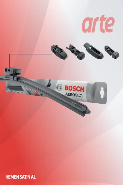 Alfa Romeo Junior 2024-2026 Uyumlu | Bosch Aeroeco Serisi Ön Silecek Takımı | 2'li Set | - Resim 2