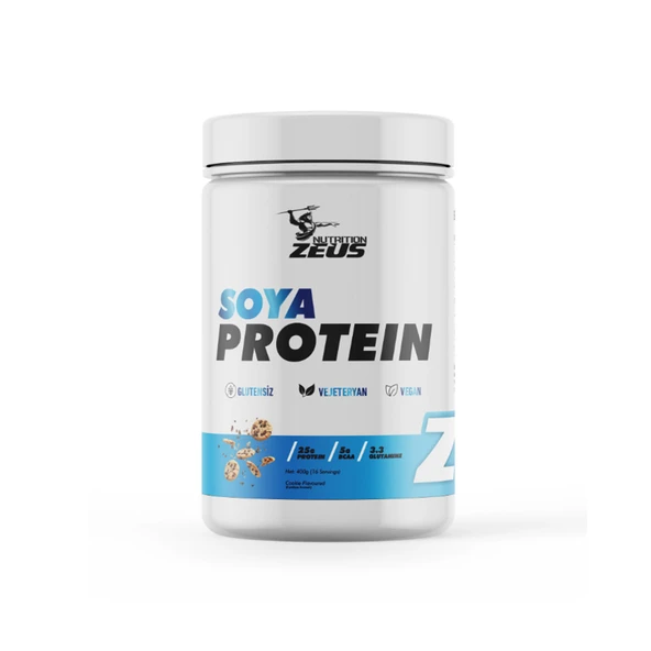 SOYA PROTEIN ( VEGAN PROTEİN KAYNAĞI ) Zeus Nutrition 400gr-Kurabiye ürün görseli 1