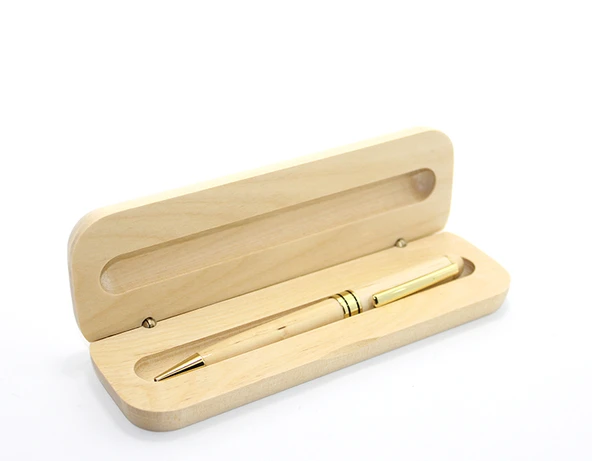 Ahşap Kutulu Tükenmez Kalem Model 1 ürün görseli 1