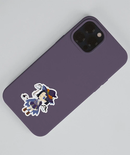 Kanao Tsuyuri-Demon Slayer-Aoi Kanzaki-parlak kağıt -2li sticker set süsleme - Resim 4