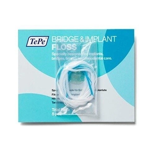 TePe Implant Floss - Bridge & Implant Floss 5li ürün görseli 1
