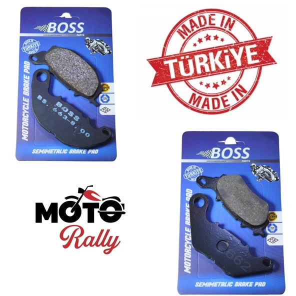 Yamaha X-Max 300 - X-Max 250 (2018 Ve Sonrası) Fren Balata Takımı Ön Ve Arka 2896 ürün görseli 1