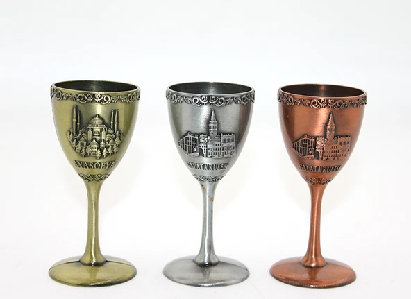 Metal İstanbul Yöresel Kadeh Bardak ürün görseli 1