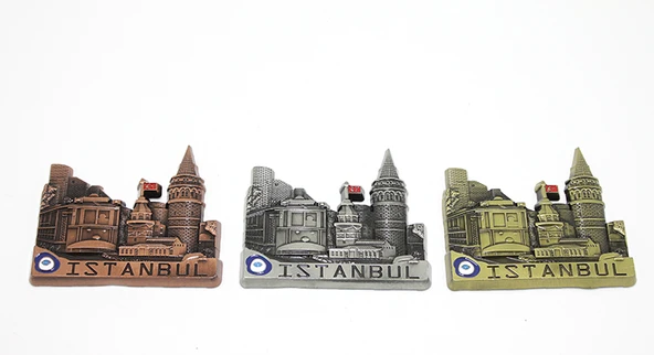 Metal İstanbul Temalı Yöresel Magnet Model 3 ürün görseli 1