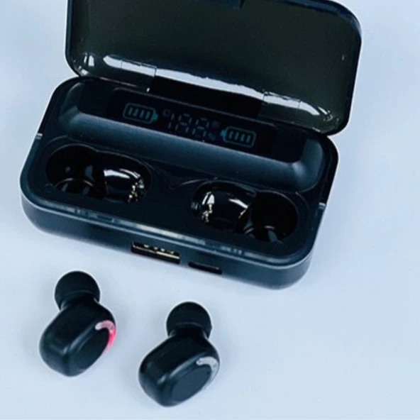 E10 MPDS TWS Bluetooth 5.3 Kablosuz Oyuncu Kulaklığı  LED Gösterge, Powerbank Kutulu - Resim 2