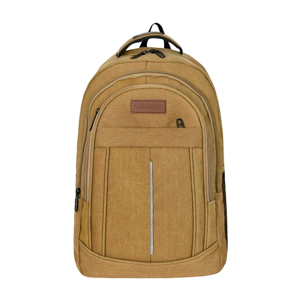 Çok Amaçlı Laptop Dizüstü Bilgisayar Bölmeli Sırt Çantası Taba ürün görseli 1