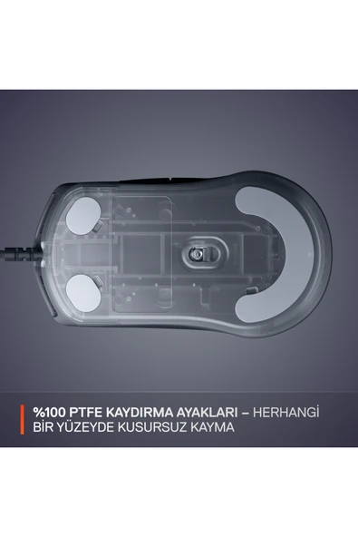 SteelSeries Rival 3 Gen 2 Optik 6 Tuş 8500DPI Kablolu RGB Gaming (Oyuncu) Mouse - Siyah - Resim 9