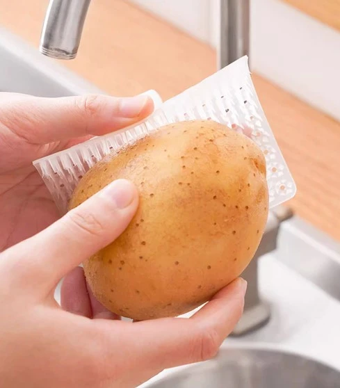 Çok Amaçlı Sebze ve Meyve Temizleme Patates Soyma Fırçası ürün görseli 1