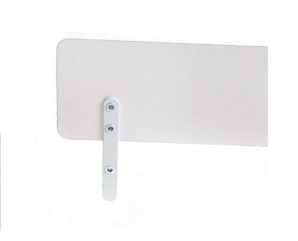 BabyDoor Bebek Güvenlik Ahşap Yatak Bariyeri 90x15 cm Beyaz mdf - 5