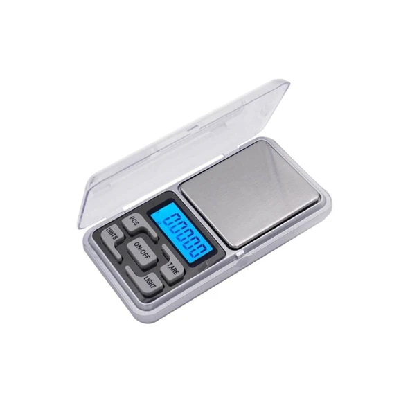 Dijital Hassas Elektronik Kuyumcu Cep Terazisi Tartı 500 Gr / 0.1 Gr ürün görseli 1