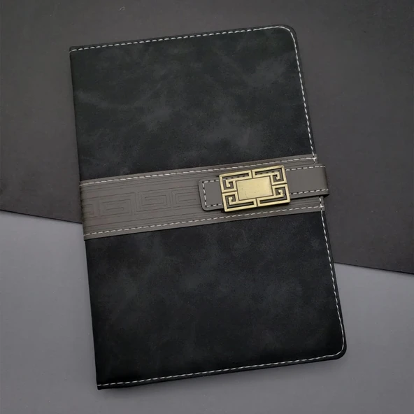 Siyah Çizgili Defter ürün görseli 1