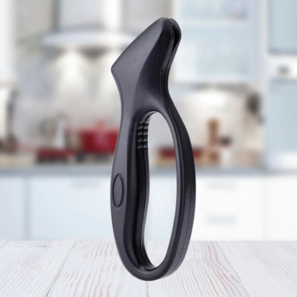 Kolay Tutuş Saplı Paslanmaz Çelik Manuel Bıçak Bileme Aleti (5284) - Resim 4