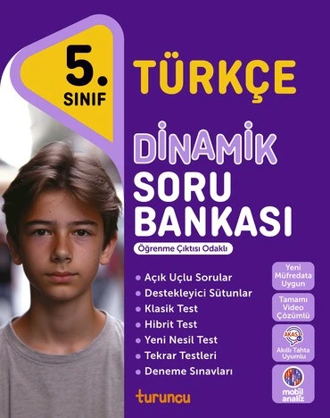 5. Sınıf Türkçe Dinamik Soru Bankası Tudem Yayınları ürün görseli 1