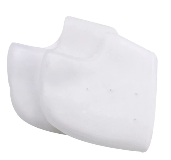 Silikon Topuk Çorabı Beyaz Renk - Resim 2