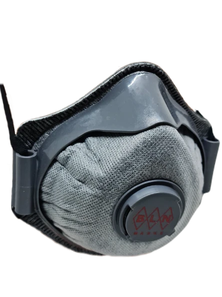 BLN BM 022 PRO X AC FFP2 NR AKTİF KARBON FİLTRELİ TOZ MASKESİ (1APARAT - 5 MASKE) - Resim 2