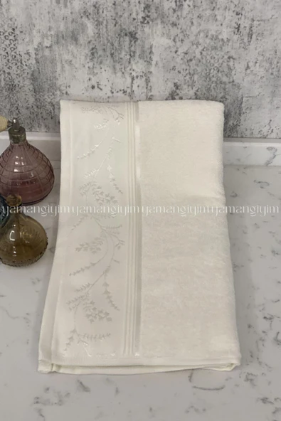 Özdilek Ditsy El-Yüz Havlusu 6 Adet-Pembe-Krem-Mürdüm - Resim 11