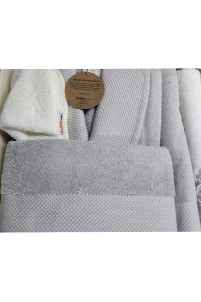 Özdilek Valıoso Grı-krem/pembe Aıle Setı - Resim 5