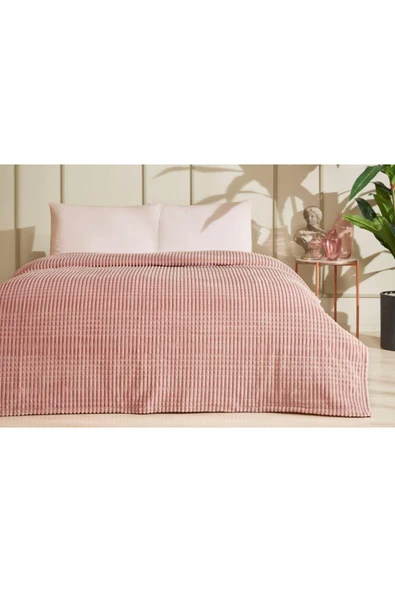 Özdilek Piramit M.line Pudra Tek Kişilik Battaniye ürün görseli 1