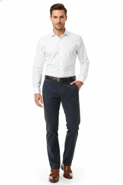 Erkek Kadife Pantolon Regular Kalıp BGL-ST05055 - Resim 2