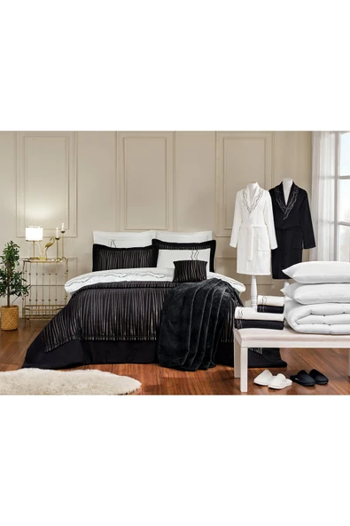 Özdilek Özdilek Ribbed Çift Kişilik Çeyiz Seti 27 Parça - Resim 2