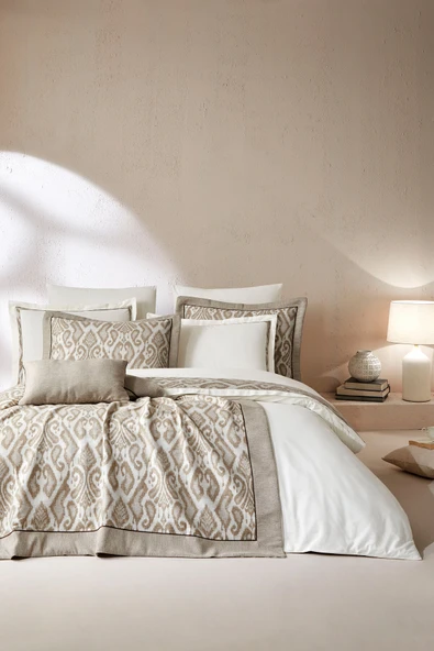 Özdilek Celeste Çift Kişilik Yatak Örtülü Nevresim Takımı - Resim 5