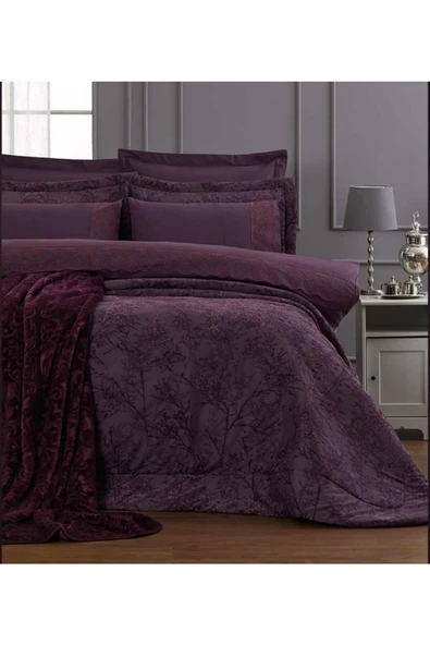 Özdilek Mürdüm Branch Çeyiz Seti - Resim 2