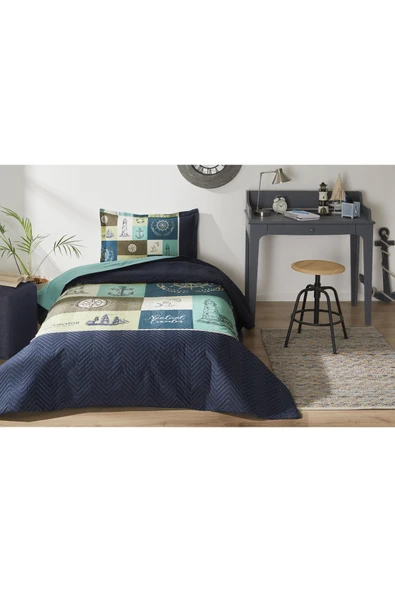 Özdilek Nautical Traveler Tek Kişilik Kapitone Nevresim Takımı - Resim 4