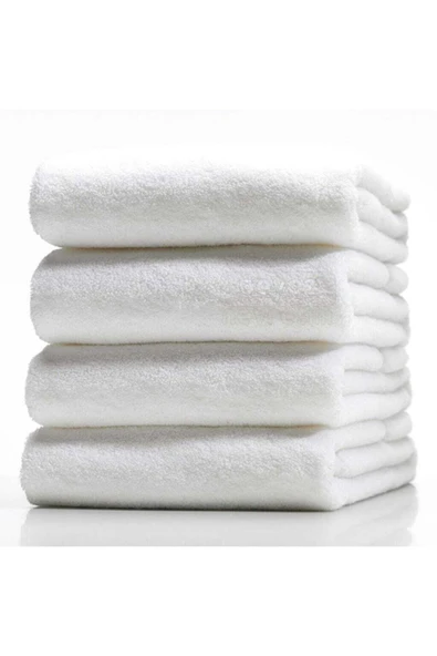 Özdilek Otel %100 Pamuklu Banyo Havlusu 70 X 140 Beyaz (4 ADET) ürün görseli 1