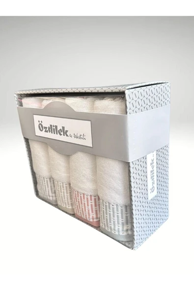 Özdilek PLAİD MODERNA 4'LÜ KUTULU EL-YÜZ HAVLUSU 50x90 - Resim 4