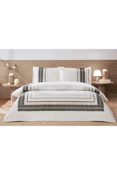 Özdilek Blend Krem Çift Kişilik Nevresim Takımı ürün görseli 1