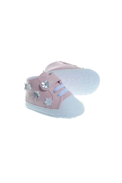 Freesure 241156 Pembe Kız Bebek Patiği, Bebek Ayakkabısı, Kaymaz Taban - Resim 2