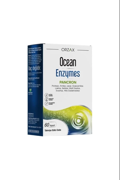 Ocean Enzymes Pacron 60 Kapsül ürün görseli 1