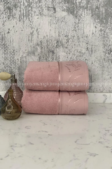 Özdilek Ditsy El-Yüz Havlusu 2 Adet-Antrasit - Resim 5