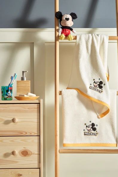 Özdilek Mickey Mouse Star Disney Lisanslı 2'li Havlu Set ürün görseli 1