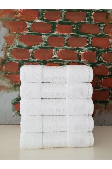 Özdilek Elissa 5'li Havlu - Beyaz ürün görseli 1